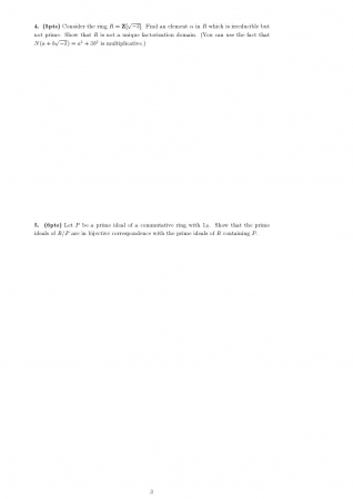 Algebra 1 Final Questions