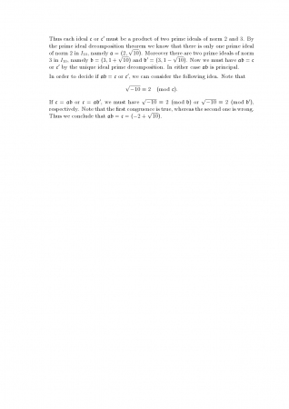 Elementary Number Theory 2 6.Quiz Questions