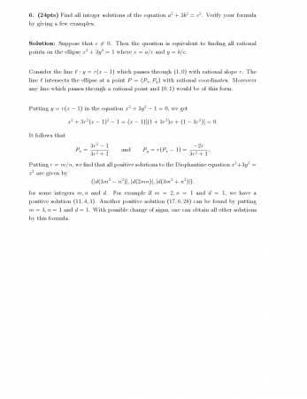 Elementary Number Theory 2 First Midterm Exam Questions 2015