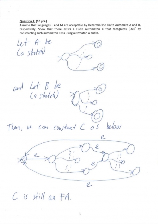 Formal Languages and Automata Theory First Midterm Exam Questions