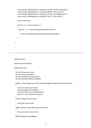 Object Oriend Programing 3.Quiz Questions