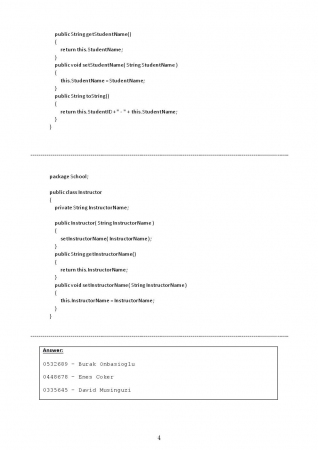 Object Oriend Programing 3.Quiz Questions