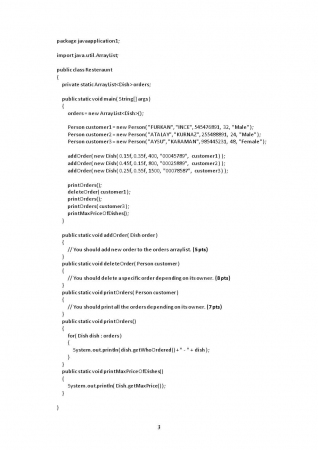 Object Oriend Programing Midterm Exam Questions