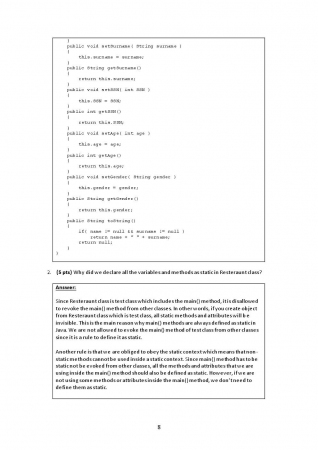 Object Oriend Programing Midterm Exam Questions