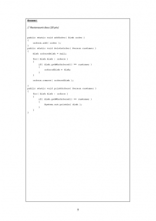 Object Oriend Programing Midterm Exam Questions