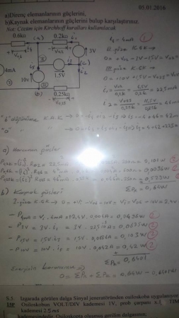 Elektrik Elektronik Mühendisliğinin Temelleri -1 Final Soruları ve Cevapları