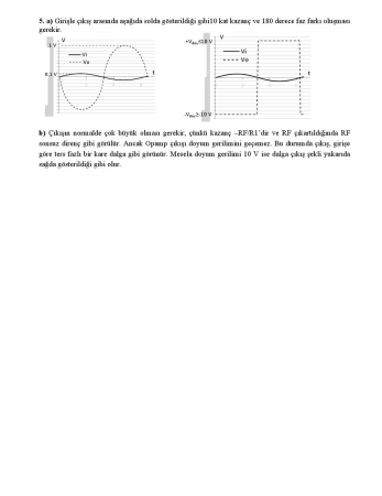 Elektronik Lab 2 Bütünleme Soru ve Cevapları 2014