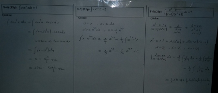 Matematik-1 Bütünleme Soruları ve Cevapları - Tek. Fakültesi