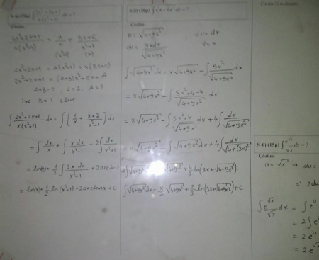Matematik -1 Bütünleme Soruları ve Cevapları -Müh. Fakültesi
