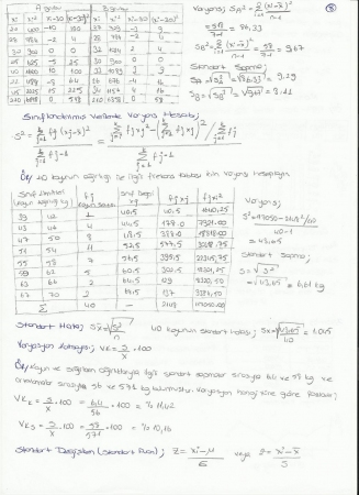 İstatistik Ders Notları