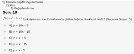 Matematik Vize Soruları Çözebilecek ?