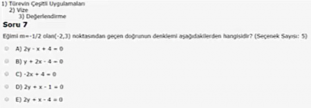 Matematik Vize Soruları Çözebilecek ?