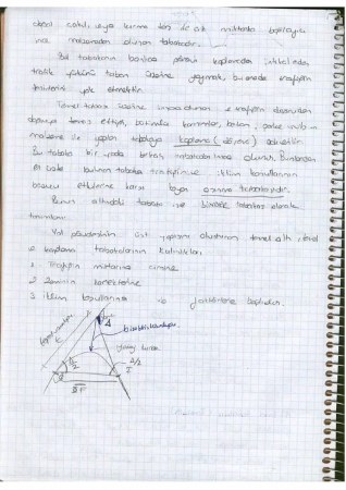 Ulaşım -2 Ders Notları ( Defter Notları )