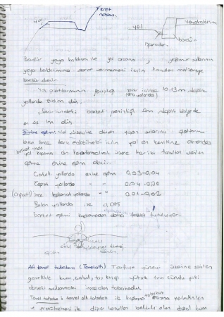 Ulaşım -2 Ders Notları ( Defter Notları )