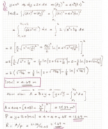 Hidrolik Dersi Final Soruları ve Çözümleri