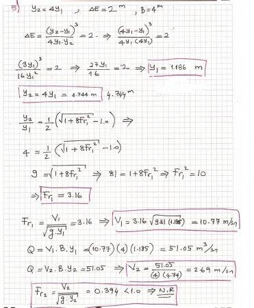 Hidrolik Dersi Final Soruları ve Çözümleri