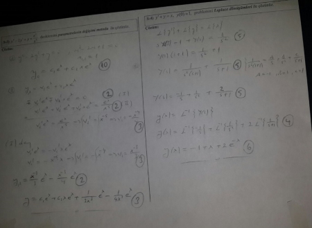 Diferansiyel Denklemler Final Soruları ve Cevapları ( Yaz Okulu )