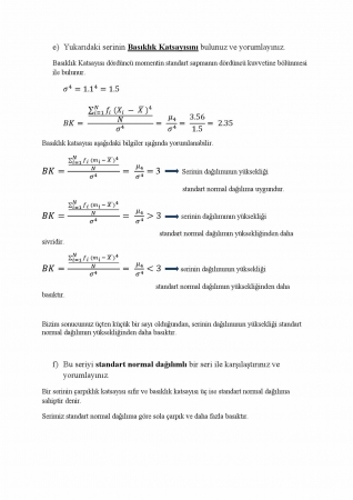 İstatistik Dersi Vize Soruları Ve Çözümleri - B Grubu