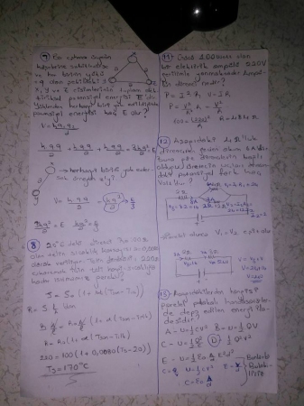 Fizik-2 Çözümlü Sorular