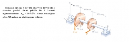 Mukavemet -2 Final Soruları ve Cevapları - 2016