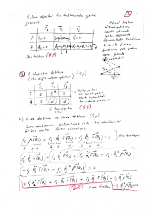 Mekanizma Tekniği Final Soruları Ve Cevapları