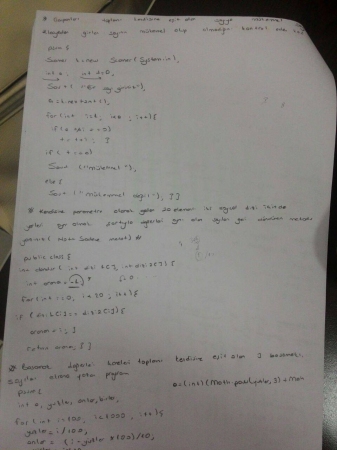 Algoritma ve Programlama 1 Vize Soru ve Cevaplari (Bilgisayar Müh-Yaz Okulu) 2016