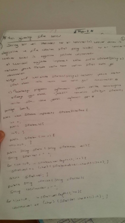 Algoritma ve Programlama 2 Vize Soru ve Cevaplari (Bilgisayar Müh-Yaz Okulu) 2016