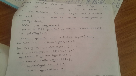 Algoritma ve Programlama 2 Vize Soru ve Cevaplari (Bilgisayar Müh-Yaz Okulu) 2016