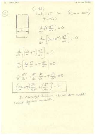 Isı Transferi Vize Soruları ve Cevapları 2008