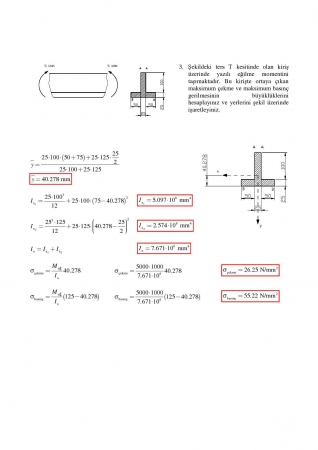 Mukavemet -2 Vize Soruları ve Cevapları