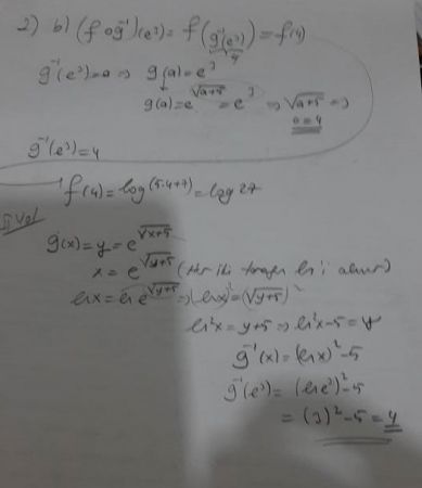 Matematik -1 Vize Soruları Ve Cevapları