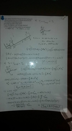 Dinamik Dersi Vize Soruları ve Çözümleri - 2016