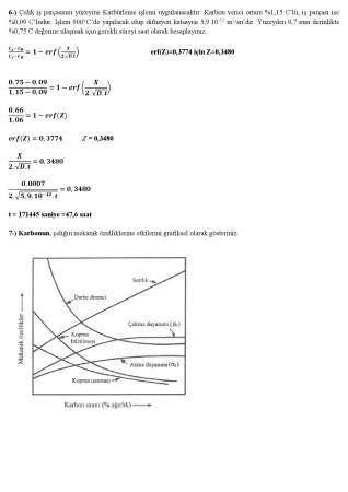 Malzeme Bilimi Final Soruları ve Cevapları