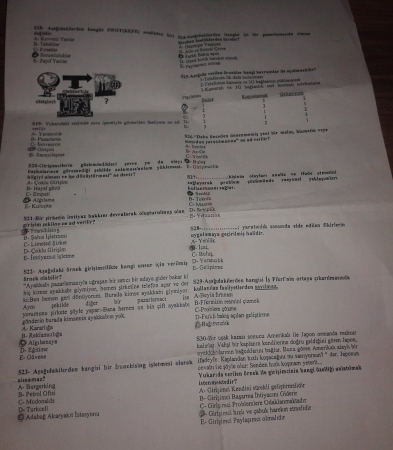 Girişimcilik -1 Vize Soruları - 2016