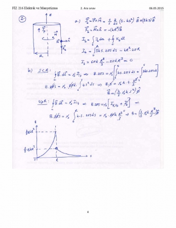 Elektrik ve Manyetizma 2. Vize Soruları ve Cevapları