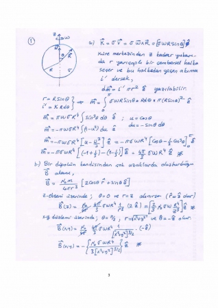 Elektrik Ve Manyetizma 2. Vize Soruları Ve Cevapları -2014