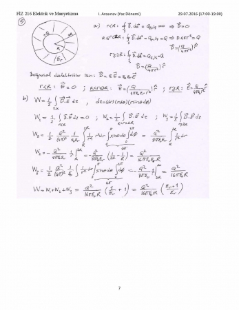 Elektrik ve Manyetizma Vize Soruları ve Cevapları Yaz Okulu