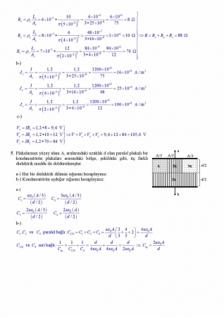 Fizik -1 Vize Soruları ve Cevapları -2014