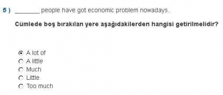 İngilizce -1 Vize Soruları ve Cevapları