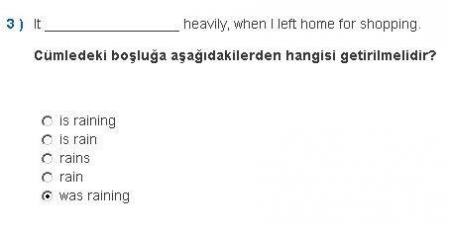 İngilizce -1 Vize Soruları ve Cevapları