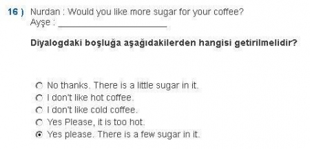İngilizce -1 Vize Soruları ve Cevapları