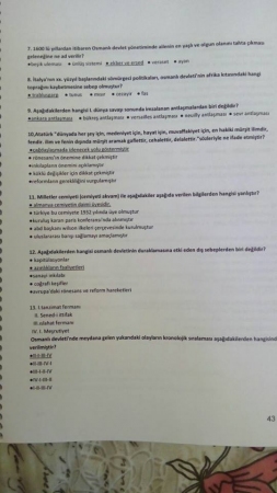 Atatürk İlkeleri ve İnkilap Tarihi -1 Vize Soruları ve Cevapları