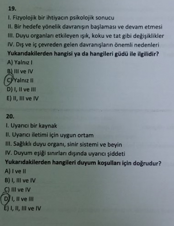 Çocuk Psikolojisi ve Ruh Sağlığı Dersi Vize ve Final Soruları
