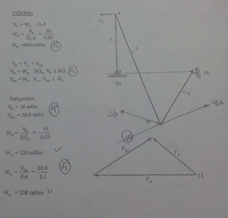 Mekanizma Tekniği Dersi Final Soruları ve Cevapları