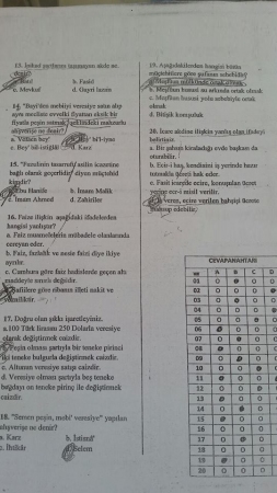İslam Hukuku -2 Vize Soruları