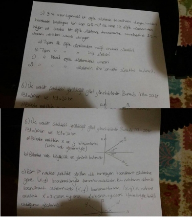 Fizik 1 Çalışma Soruları