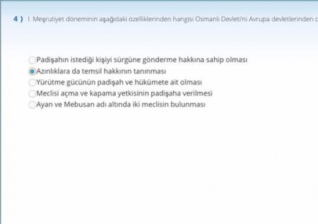 Atatürk İlkeleri ve İnkılap Tarihi -1 Kısa Sınav Soruları