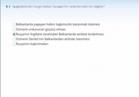 Atatürk İlkeleri ve İnkılap Tarihi -1 Kısa Sınav Soruları