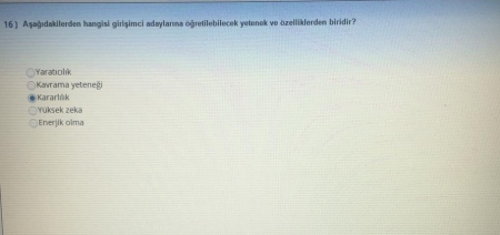 Girişimcilik ve Proje Yönetimi Vize Soruları ve Cevapları