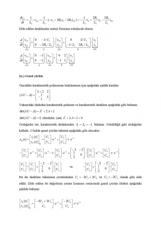 Elektrik Devre Temelleri Bütünleme Soruları ve Cevapları